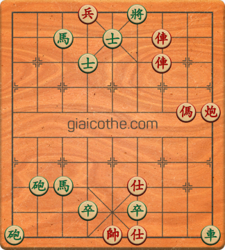 Bàn cờ tướng bài tập Cờ Tướng Khó Nhất màn 3 ván 396 - Độ khó Khó