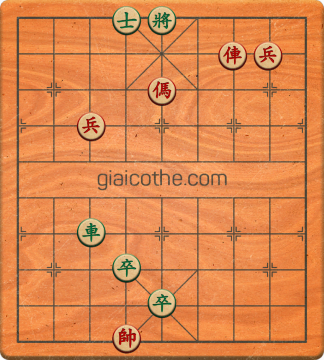 Bàn cờ tướng bài tập Cờ Tướng Khó Nhất màn 3 ván 399 - Độ khó Khó