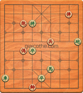 Bàn cờ tướng bài tập Cờ Tướng Khó Nhất màn 3 ván 40 - Độ khó Khó