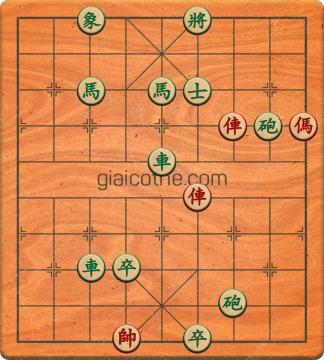 Bàn cờ tướng bài tập Cờ Tướng Khó Nhất màn 3 ván 400 - Độ khó Khó