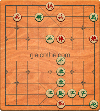 Bàn cờ tướng bài tập Cờ Tướng Khó Nhất màn 3 ván 401 - Độ khó Khó