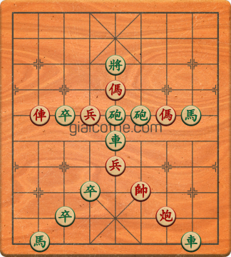 Bàn cờ tướng bài tập Cờ Tướng Khó Nhất màn 3 ván 403 - Độ khó Khó