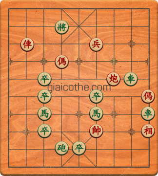 Bàn cờ tướng bài tập Cờ Tướng Khó Nhất màn 3 ván 406 - Độ khó Khó