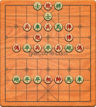 Bàn cờ tướng bài tập Cờ Tướng Khó Nhất màn 3 ván 408 - Độ khó Khó