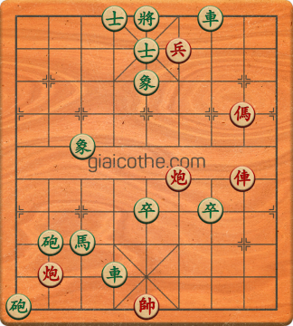 Bàn cờ tướng bài tập Cờ Tướng Khó Nhất màn 3 ván 418 - Độ khó Khó