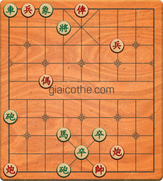 Bàn cờ tướng bài tập Cờ Tướng Khó Nhất màn 3 ván 419 - Độ khó Khó