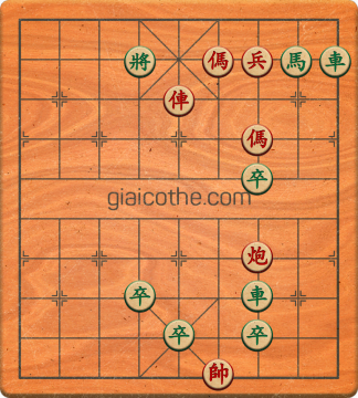 Bàn cờ tướng bài tập Cờ Tướng Khó Nhất màn 3 ván 420 - Độ khó Khó