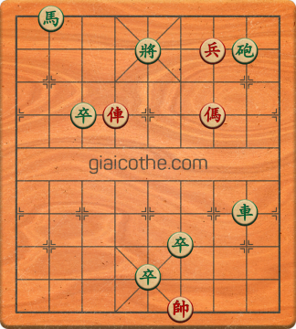 Bàn cờ tướng bài tập Cờ Tướng Khó Nhất màn 3 ván 424 - Độ khó Khó