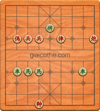 Bàn cờ tướng bài tập Cờ Tướng Khó Nhất màn 3 ván 425 - Độ khó Khó