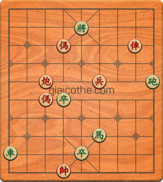 Bàn cờ tướng bài tập Cờ Tướng Khó Nhất màn 3 ván 428 - Độ khó Khó