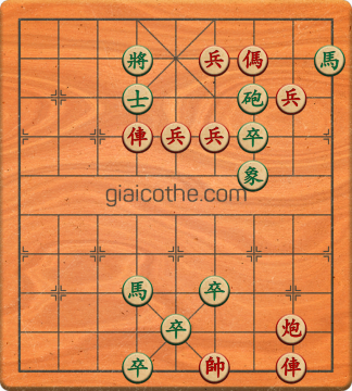 Bàn cờ tướng bài tập Cờ Tướng Khó Nhất màn 3 ván 430 - Độ khó Khó