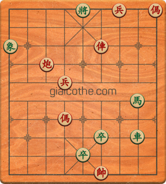 Bàn cờ tướng bài tập Cờ Tướng Khó Nhất màn 3 ván 432 - Độ khó Khó