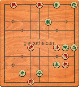 Bàn cờ tướng bài tập Cờ Tướng Khó Nhất màn 3 ván 436 - Độ khó Khó