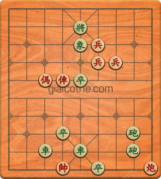 Bàn cờ tướng bài tập Cờ Tướng Khó Nhất màn 3 ván 449 - Độ khó Khó
