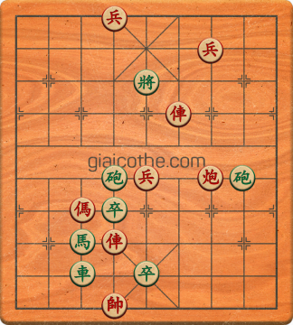 Bàn cờ tướng bài tập Cờ Tướng Khó Nhất màn 3 ván 450 - Độ khó Khó