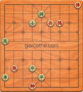 Bàn cờ tướng bài tập Cờ Tướng Khó Nhất màn 3 ván 451 - Độ khó Khó