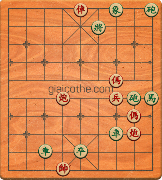 Bàn cờ tướng bài tập Cờ Tướng Khó Nhất màn 3 ván 453 - Độ khó Khó