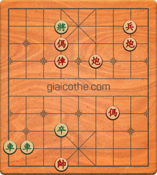 Bàn cờ tướng bài tập Cờ Tướng Khó Nhất màn 3 ván 458 - Độ khó Khó