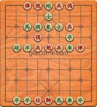 Bàn cờ tướng bài tập Cờ Tướng Khó Nhất màn 3 ván 464 - Độ khó Khó