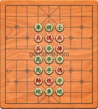 Bàn cờ tướng bài tập Cờ Tướng Khó Nhất màn 3 ván 467 - Độ khó Khó