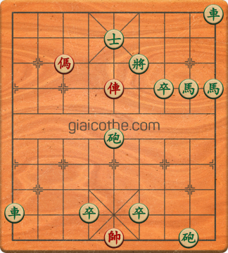 Bàn cờ tướng bài tập Cờ Tướng Khó Nhất màn 3 ván 47 - Độ khó Khó