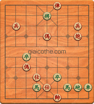 Bàn cờ tướng bài tập Cờ Tướng Khó Nhất màn 3 ván 470 - Độ khó Khó