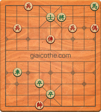 Bàn cờ tướng bài tập Cờ Tướng Khó Nhất màn 3 ván 474 - Độ khó Khó