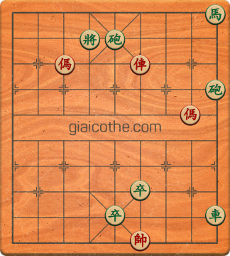 Bàn cờ tướng bài tập Cờ Tướng Khó Nhất màn 3 ván 476 - Độ khó Khó