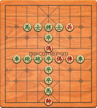 Bàn cờ tướng bài tập Cờ Tướng Khó Nhất màn 3 ván 477 - Độ khó Khó