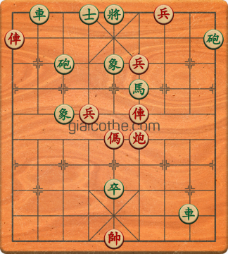 Bàn cờ tướng bài tập Cờ Tướng Khó Nhất màn 3 ván 479 - Độ khó Khó