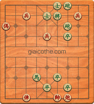 Bàn cờ tướng bài tập Cờ Tướng Khó Nhất màn 3 ván 481 - Độ khó Khó