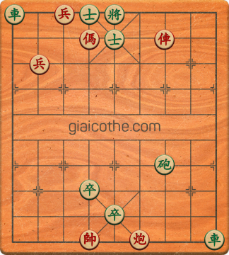 Bàn cờ tướng bài tập Cờ Tướng Khó Nhất màn 3 ván 484 - Độ khó Khó