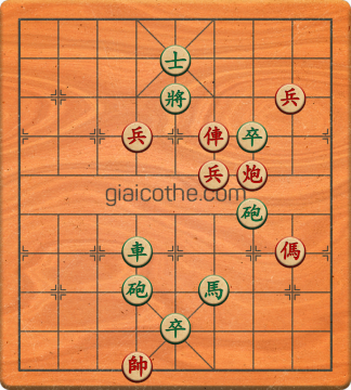 Bàn cờ tướng bài tập Cờ Tướng Khó Nhất màn 3 ván 486 - Độ khó Khó