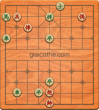 Bàn cờ tướng bài tập Cờ Tướng Khó Nhất màn 3 ván 487 - Độ khó Khó