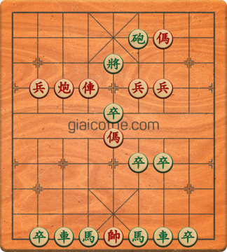 Bàn cờ tướng bài tập Cờ Tướng Khó Nhất màn 3 ván 488 - Độ khó Khó