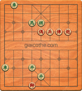 Bàn cờ tướng bài tập Cờ Tướng Khó Nhất màn 3 ván 490 - Độ khó Khó