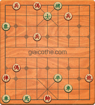 Bàn cờ tướng bài tập Cờ Tướng Khó Nhất màn 3 ván 491 - Độ khó Khó