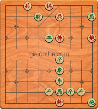 Bàn cờ tướng bài tập Cờ Tướng Khó Nhất màn 3 ván 493 - Độ khó Khó