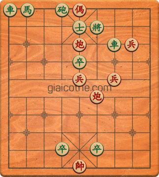 Bàn cờ tướng bài tập Cờ Tướng Khó Nhất màn 3 ván 494 - Độ khó Khó