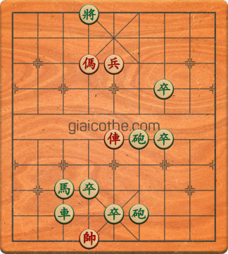 Bàn cờ tướng bài tập Cờ Tướng Khó Nhất màn 3 ván 495 - Độ khó Khó