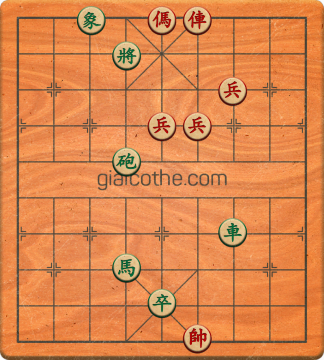 Bàn cờ tướng bài tập Cờ Tướng Khó Nhất màn 3 ván 497 - Độ khó Khó