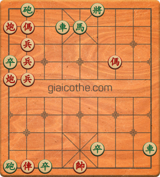 Bàn cờ tướng bài tập Cờ Tướng Khó Nhất màn 3 ván 5 - Độ khó Khó