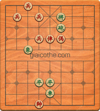 Bàn cờ tướng bài tập Cờ Tướng Khó Nhất màn 3 ván 50 - Độ khó Khó