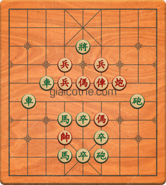 Bàn cờ tướng bài tập Cờ Tướng Khó Nhất màn 3 ván 54 - Độ khó Khó