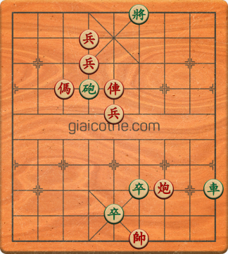 Bàn cờ tướng bài tập Cờ Tướng Khó Nhất màn 3 ván 60 - Độ khó Khó