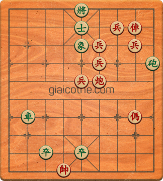 Bàn cờ tướng bài tập Cờ Tướng Khó Nhất màn 3 ván 69 - Độ khó Khó