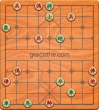 Bàn cờ tướng bài tập Cờ Tướng Khó Nhất màn 3 ván 71 - Độ khó Khó