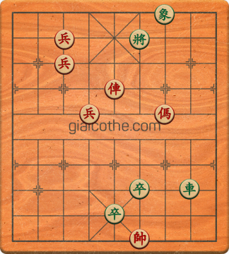Bàn cờ tướng bài tập Cờ Tướng Khó Nhất màn 3 ván 78 - Độ khó Khó