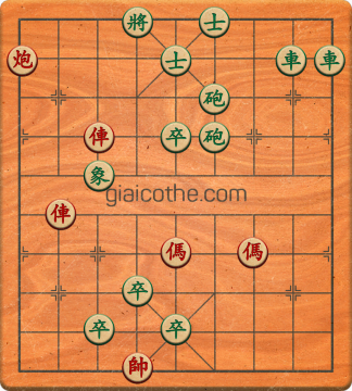 Bàn cờ tướng bài tập Cờ Tướng Khó Nhất màn 3 ván 82 - Độ khó Khó