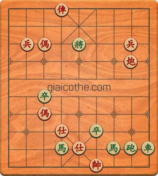 Bàn cờ tướng bài tập Cờ Tướng Khó Nhất màn 3 ván 87 - Độ khó Khó